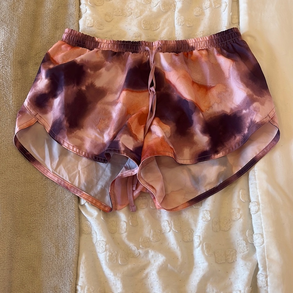 Tie-dye Old Navy active shorts.